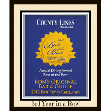 County Lines Best of the Best 2012 Best Family Restaurant