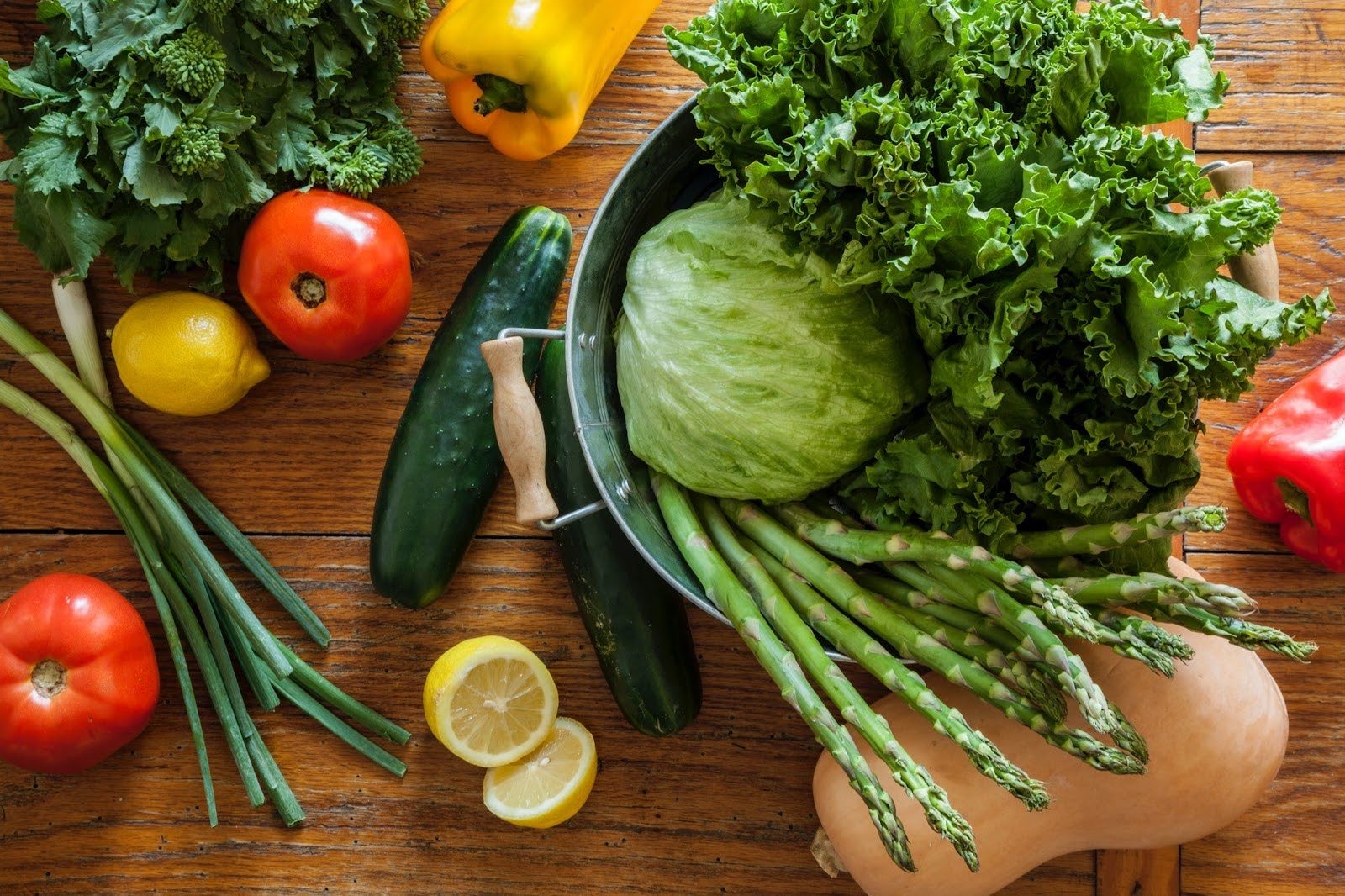 Fresh ingredients for scratch made food